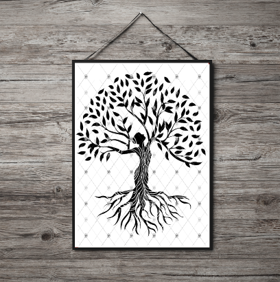 Tree Of Life A4 Print, Tree Of Life Custom Print